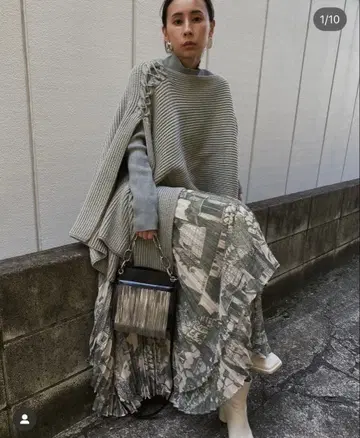 AMERI 니트탑 비대칭