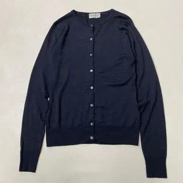 JOHN SMEDLEY 영국제 울 크루넥 니트 가디건