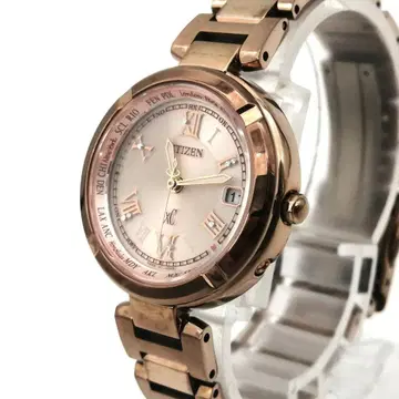 작동 시티즌 크로시 손목시계 월드 타임 티타늄 솔라