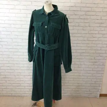 10.27 h504 쥬에티 롱 코트 M 빈티지 코듀로이