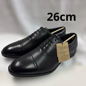 텍시 럭스 비즈니스 슈즈 스트레이트 팁 26 블랙 TU-7774