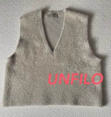 [ UNFILO ] 나일론 샤기 베스트 M 그레이지