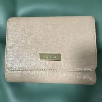 FURLA 접이식 지갑 핑크 베이지 정말 귀여워요