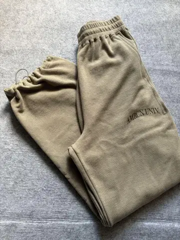 라빠르망 별주 AMERICANA 아메리카나 SWEAT PANTS 베이지