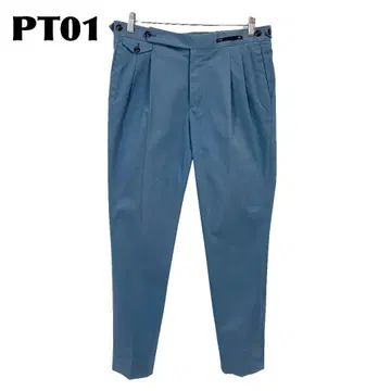 PT01 스트레치 치노 팬츠 젠틀맨 핏 48 블루