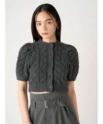 FRAY I.D 퍼프 슬리브 가디건