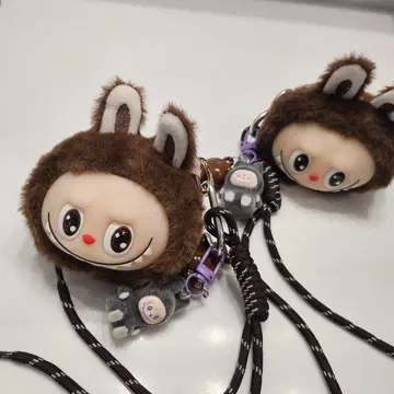 LABUBU 얼굴 부부 자라자라 키링
