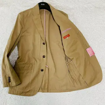 새상품 PERIPHERIQUE 테일러드 자켓 M 베이지 캐시미어 혼방