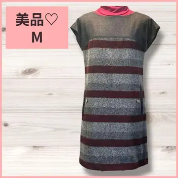 [ 새상품급 ] 인디비 울 혼방 튜닉 원피스 M