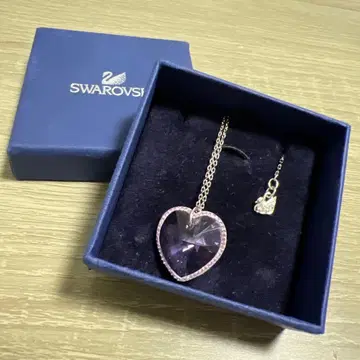 Swarovski 하트형 크리스탈 목걸이