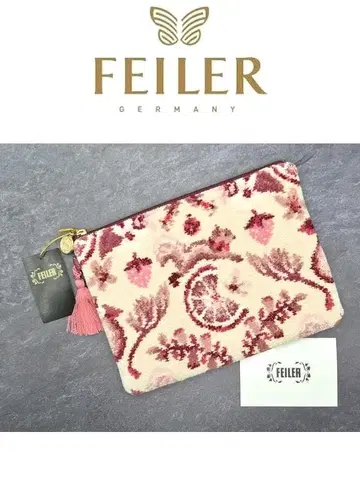 FEILER 루보와 플랫 파우치 Loubois