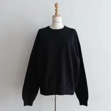 Searoomlyn Sweatlike 루즈 니트 풀오버 블랙
