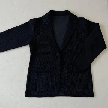 [ TETE HOMME ] 블랙 메쉬 테일러드 자켓