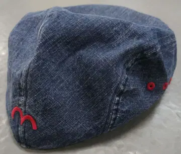 에비수 EVISU 데님 헌팅캡