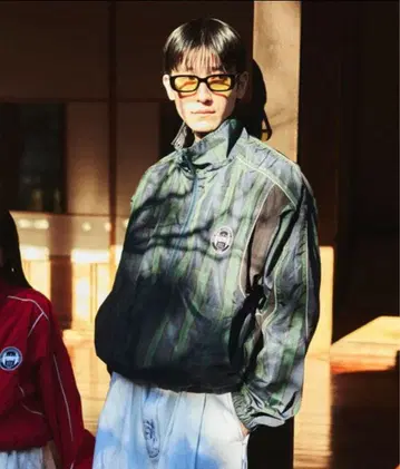 UMBRO 별주 패턴 나일론 자켓 올 패턴 나일론 자켓