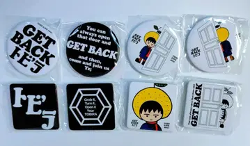 유즈 가챠 GETBACK 토비라 캔뱃지 8종 세트