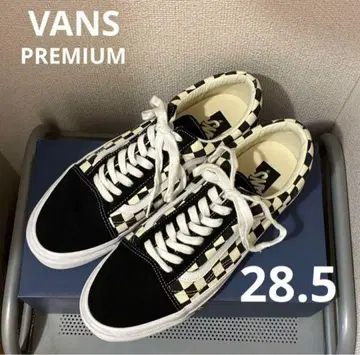 반스 프리미엄 올드스쿨 36 체커 블랙 화이트 28.5