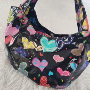 Think bee! 싱크비 저스트 하트 토트 백 에나멜