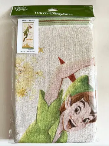 새상품 페이스 타월 피터팬 네버랜드 어드벤처