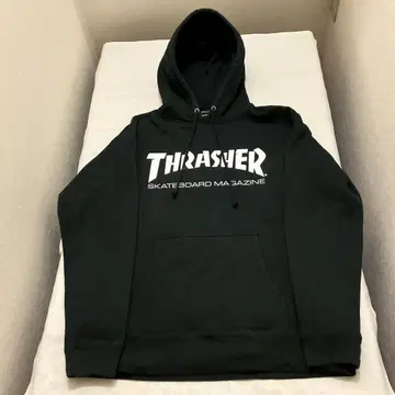 트레셔 후드티 후디 풀오버 스케이트보드 블랙 블랙
