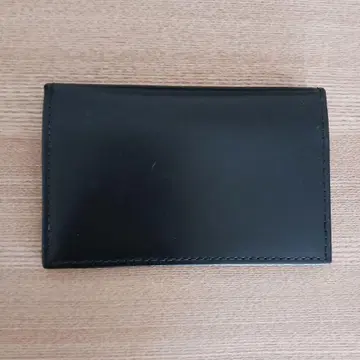 ETTINGER 블랙 가죽 명함지갑