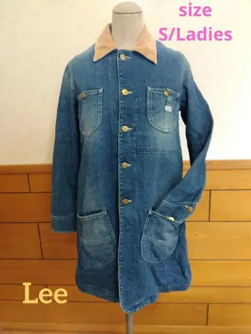 Lee 데님 롱 자켓