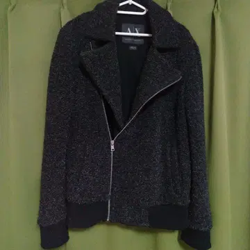 ARMANI EXCHANGE 울 혼방 라이더 자켓 S