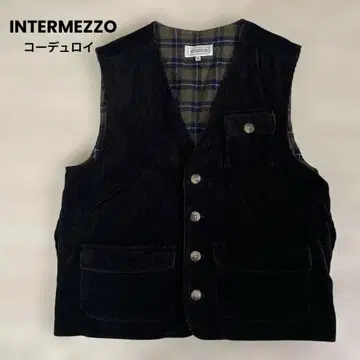 INTERMEZZO 인터메쪼 코듀로이 블랙 베스트