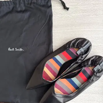 Paul Smith 블랙 스틸레토 펌프스 37 (24cm)