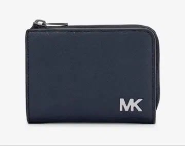 MK 네이비 이단 접이식 지갑