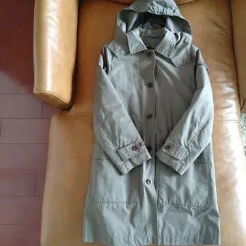 MHL 충전솜 라이너 코트 후드 부착 카키