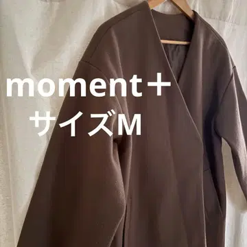 moment+ 오버사이즈 체스터 코트 M 모카