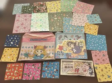 [ 선착순 ] 쇼와 레트로 종이접기 종이접기 케이스 1996 리본 챠오