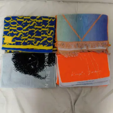 요네즈켄시 타월 4종 세트 JUNK 공상 HYPE 척추 오팔 굿즈