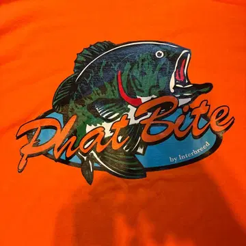 Phat Bite 오렌지 롱T셔츠