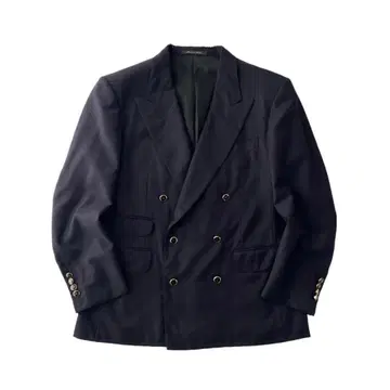 [ dunhill ] 네이비 더블 브레스트 테일러드 자켓 네이비 블레이저