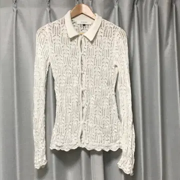 LE CIEL BLEU 24SS 오픈워크 니트 가디건
