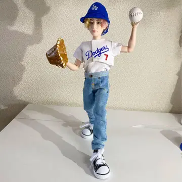BTS 마텔 인형 의류 다저스 시구식 테테 5점 세트