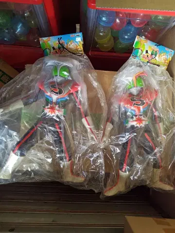 가면라이더 스트롱거 빅 사이즈 소프트 비닐 피규어 전 2종