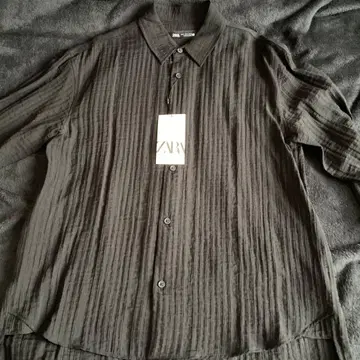 [ 새상품 ZARA ] BLACK 셔츠