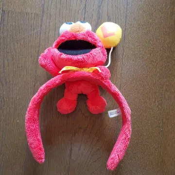 엘모 봉제 인형 머리띠