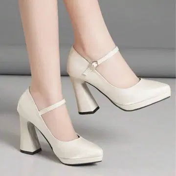 웨딩 스트랩 포함 하이힐 펌프스 23.5cm