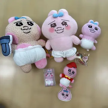 빤쮸토끼 봉제 인형 등 묶음 판매