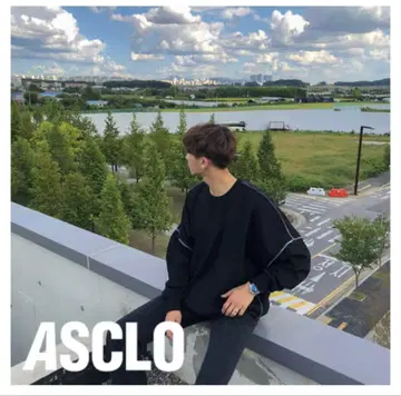 ASCLO 맨투맨 블랙