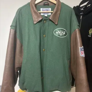 NEW YORK JETS 바시티 자켓 STARTER L 사이즈