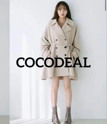 cocodeal 미들 기장 울 트렌치코트 사이즈 2
