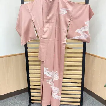 호몬기 핑크 구름 자수