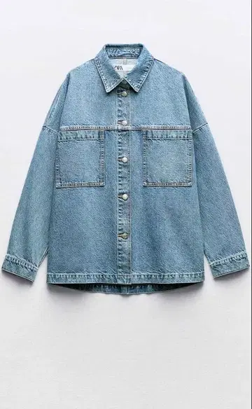 새상품급 zara 데님 자켓
