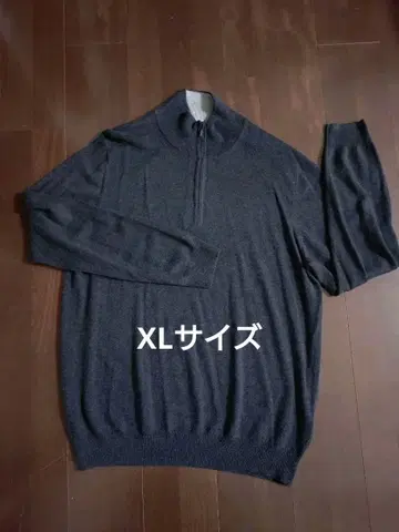 다크 그레이 지퍼 니트 XL