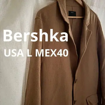 Bershka 오버사이즈 코트 USA 사이즈 카멜
